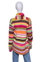 THE ELDER STATESMAN STRIPED SMOKING JACK