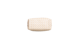 BOTTEGA ANDIAMO SMALL INTRECCIATO CREAM