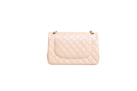 CHANEL CLASSIC DOUBLE FLAP CAVIAR JUMBO PEARLY BEIGE