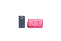 CHANEL WOC CC CAVIAR QUILTED HOT PINK GOLD HDWR