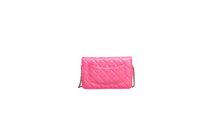CHANEL WOC CC CAVIAR QUILTED HOT PINK GOLD HDWR