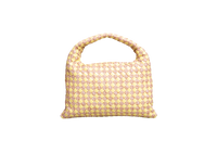 BOTTEGA GOP INTRECCIATO SMALL RAFFIA/JAUNE