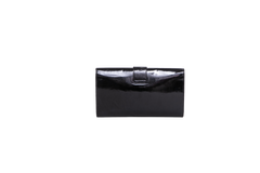 YSL Y LIGNE CLUTCH PATENT BLACK