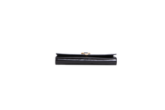 YSL Y LIGNE CLUTCH PATENT BLACK