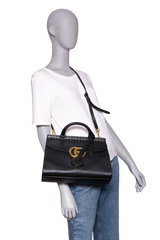 GUCCI GG MARMONT TOP HANDLE BLACK