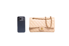 CHANEL CLASSIC DOUBLE FLAP CAVIAR BEIGE - GOLD HDWR