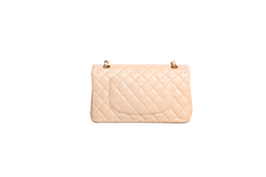CHANEL CLASSIC DOUBLE FLAP CAVIAR BEIGE - GOLD HDWR