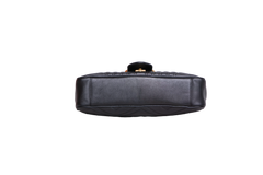 GUCCI GG MARMONT MEDIUM MATELASSÊ BLACK