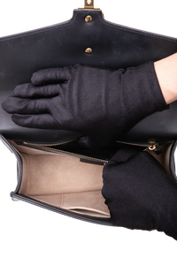 GUCCI SYLVIE BAG SMALL LEATHER BLACK