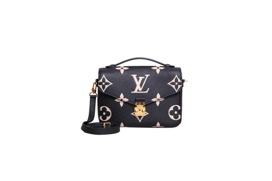 LV GIANT POCHETTE MÉTIS EMPREINTE MONOGRAM BLACK/BEIGE