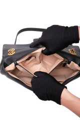 GUCCI GG MARMONT MEDIUM MATELASSÊ BLACK