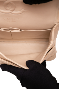 CHANEL CLASSIC DOUBLE FLAP CAVIAR BEIGE - GOLD HDWR