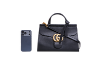 GUCCI GG MARMONT TOP HANDLE BLACK