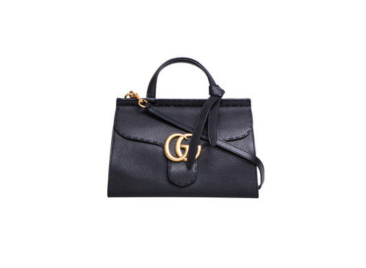 GUCCI GG MARMONT TOP HANDLE BLACK