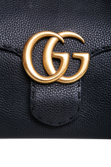 GUCCI GG MARMONT TOP HANDLE BLACK