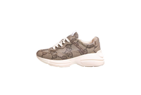 GUCCI SNEAKER RHYTON GG CANVAS OFF WHITE -  39/39,5 BR