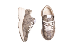 GUCCI SNEAKER RHYTON GG CANVAS OFF WHITE -  39/39,5 BR