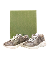 GUCCI SNEAKER RHYTON GG CANVAS OFF WHITE -  39/39,5 BR