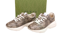 GUCCI SNEAKER RHYTON GG CANVAS OFF WHITE -  39/39,5 BR