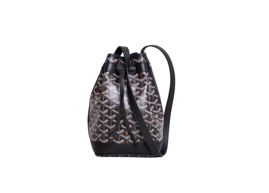 GOYARD GOYARDINE FLOT BUCKET BAG PM BLACK
