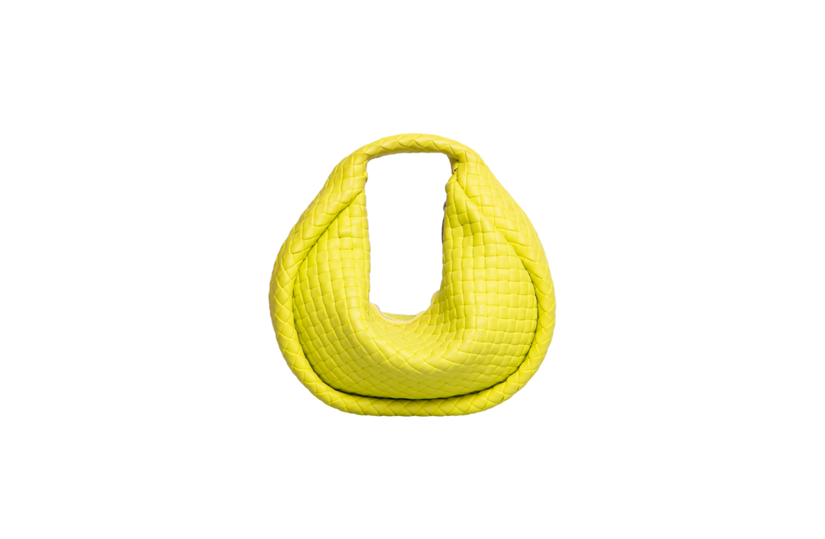 BOTTEGA PADDED JODIE MINI RUBBER VERT KIWI