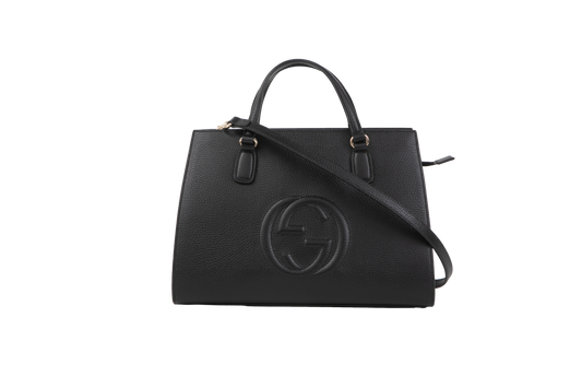 GUCCI SOHO TOTE LARGE BLACK