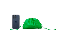 DESAPEGO JUJU NORREMOSE BOTTEGA MINI POUCH FLAG GREEN
