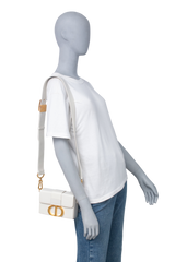 DIOR MINI MONTAIGNE OFF WHITE CALFSKIN