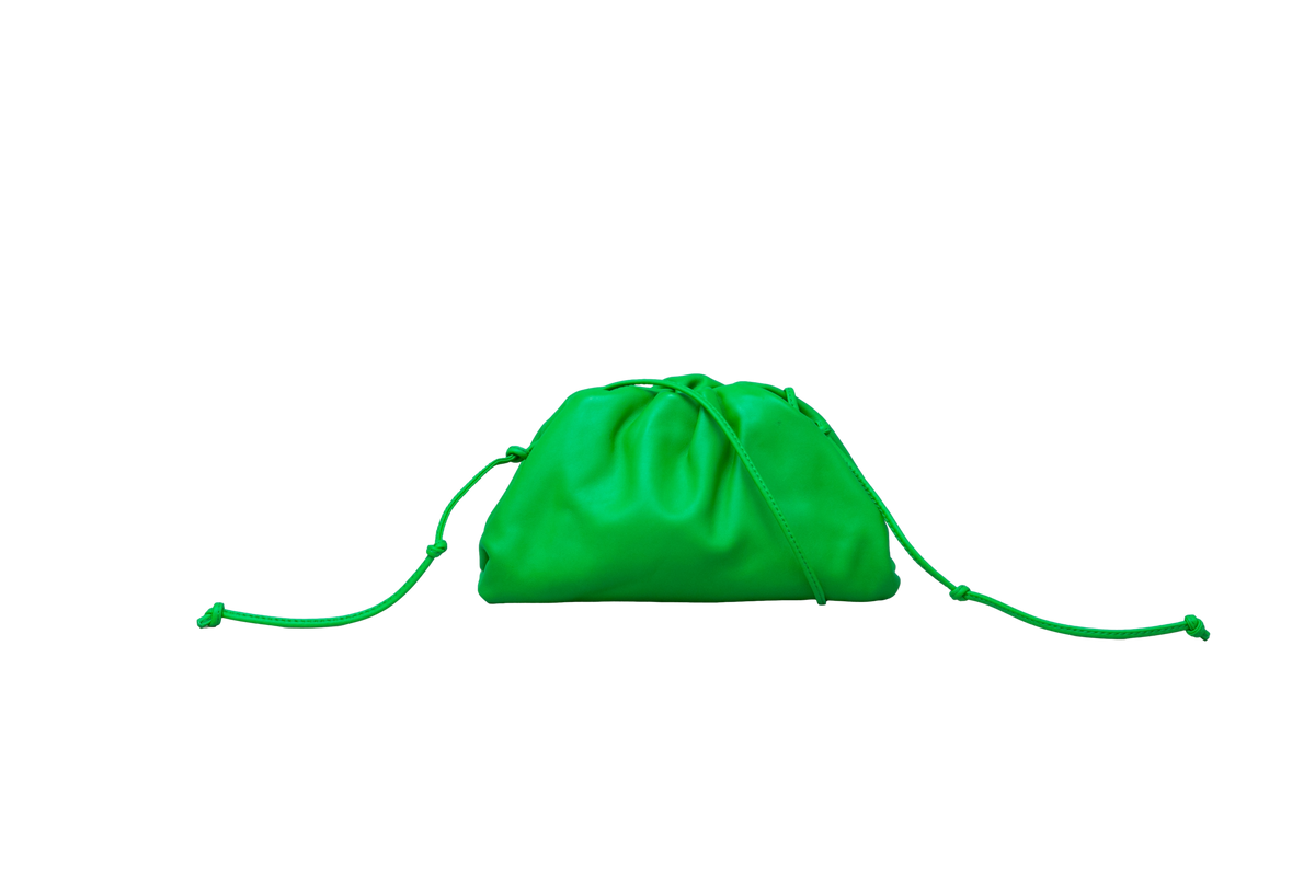 DESAPEGO JUJU NORREMOSE BOTTEGA MINI POUCH FLAG GREEN