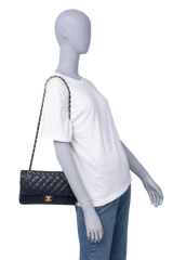 CHANEL CLASSIC DF MEDIUM LAMBSKIN BLACK