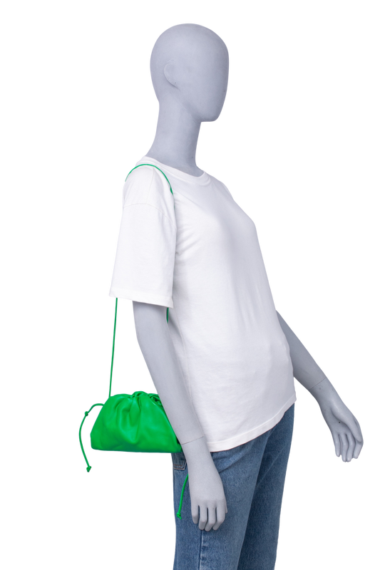 DESAPEGO JUJU NORREMOSE BOTTEGA MINI POUCH FLAG GREEN