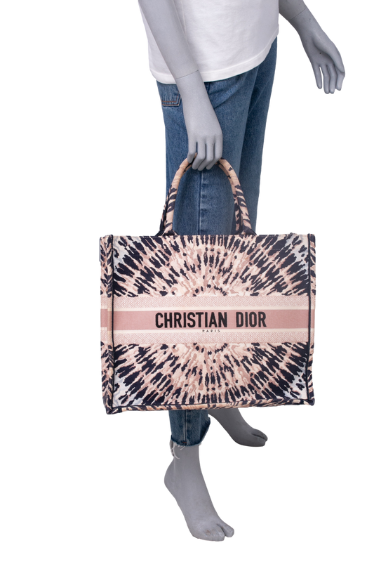 DESAPEGO JUJU NORREMOSE DIOR BOOK TOTE MULTICOLOR TIE EMBROIDERED