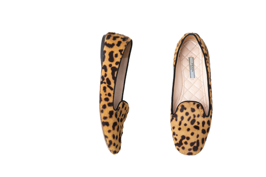 PRADA SLIPPER ANIMAL PRINT - 38 1/2 BR