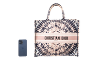 DESAPEGO JUJU NORREMOSE DIOR BOOK TOTE MULTICOLOR TIE EMBROIDERED