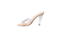 CHANEL SANDAL CC TRANSPARENT CROSS STRAP -  37 BR