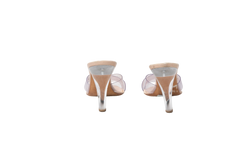 CHANEL SANDAL CC TRANSPARENT CROSS STRAP -  37 BR