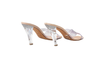 CHANEL SANDAL CC TRANSPARENT CROSS STRAP -  37 BR