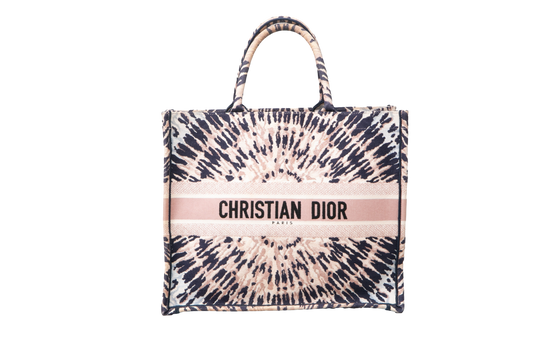 DESAPEGO JUJU NORREMOSE DIOR BOOK TOTE MULTICOLOR TIE EMBROIDERED