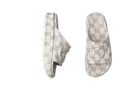 GUCCI SLIDE INTERLOCKING GG-EMBOSSED RUBBER PLATAFORM - 41 BR