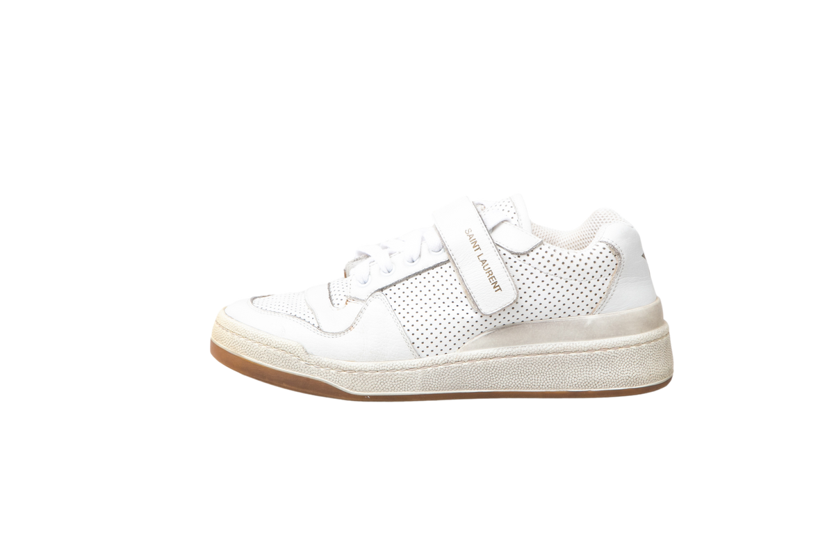 YSL SNEAKER LOW TRAINERS SL24 WORN - 36 1/2 BR