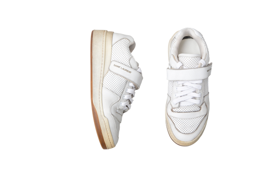 YSL SNEAKER LOW TRAINERS SL24 WORN - 36 1/2 BR