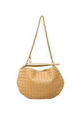 DESAPEGO JUJU NORREMOSE BOTTEGA SARDINE MEDIUM DARK PRALINE WITH CHAIN
