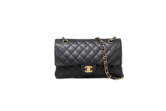 CHANEL CLASSIC DF MEDIUM LAMBSKIN BLACK