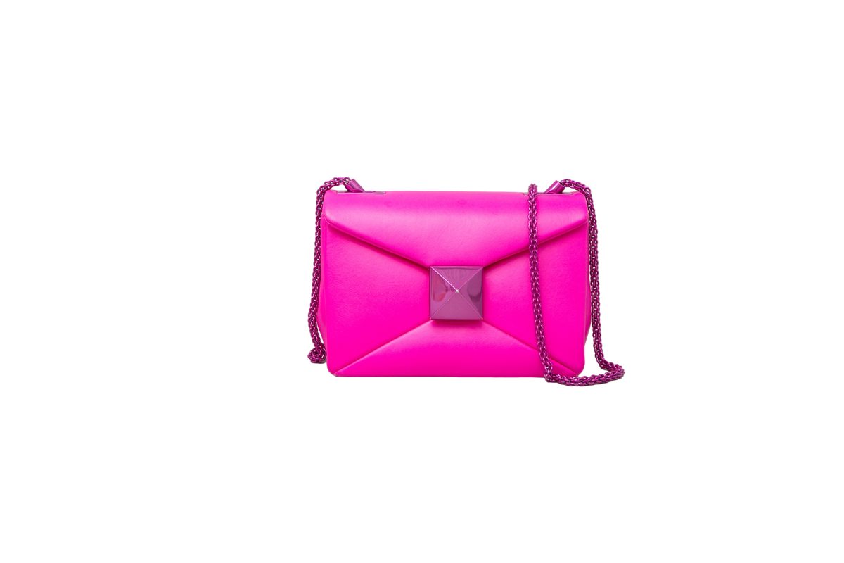 VALENTINO ONE STUD ALL PINK