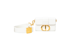 DIOR MINI MONTAIGNE OFF WHITE CALFSKIN