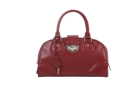 LOUIS VUITTON BOWLING MONTAIGNE GM EPI RED