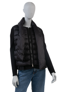 MONCLER MAGLIONE TRICOT CARDIGAN BLACK