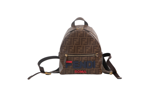 FENDI X FILA BACKPACK MINI FF BROWN