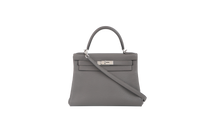 HERMÈS KELLY 28 RETOURNE GRIS ETAIN