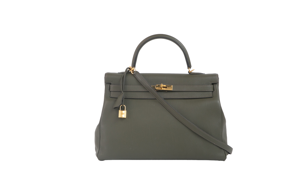 HERMÈS KELLY 35 MILITARY GREEN